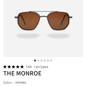 Women's Glass Theory Aviator Sunglasses in Havana Brown